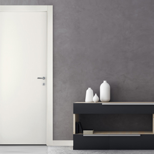 Porta delkla collezione QUADRA con finitura bianco opaco del marchio IDOOR Viemmeporte